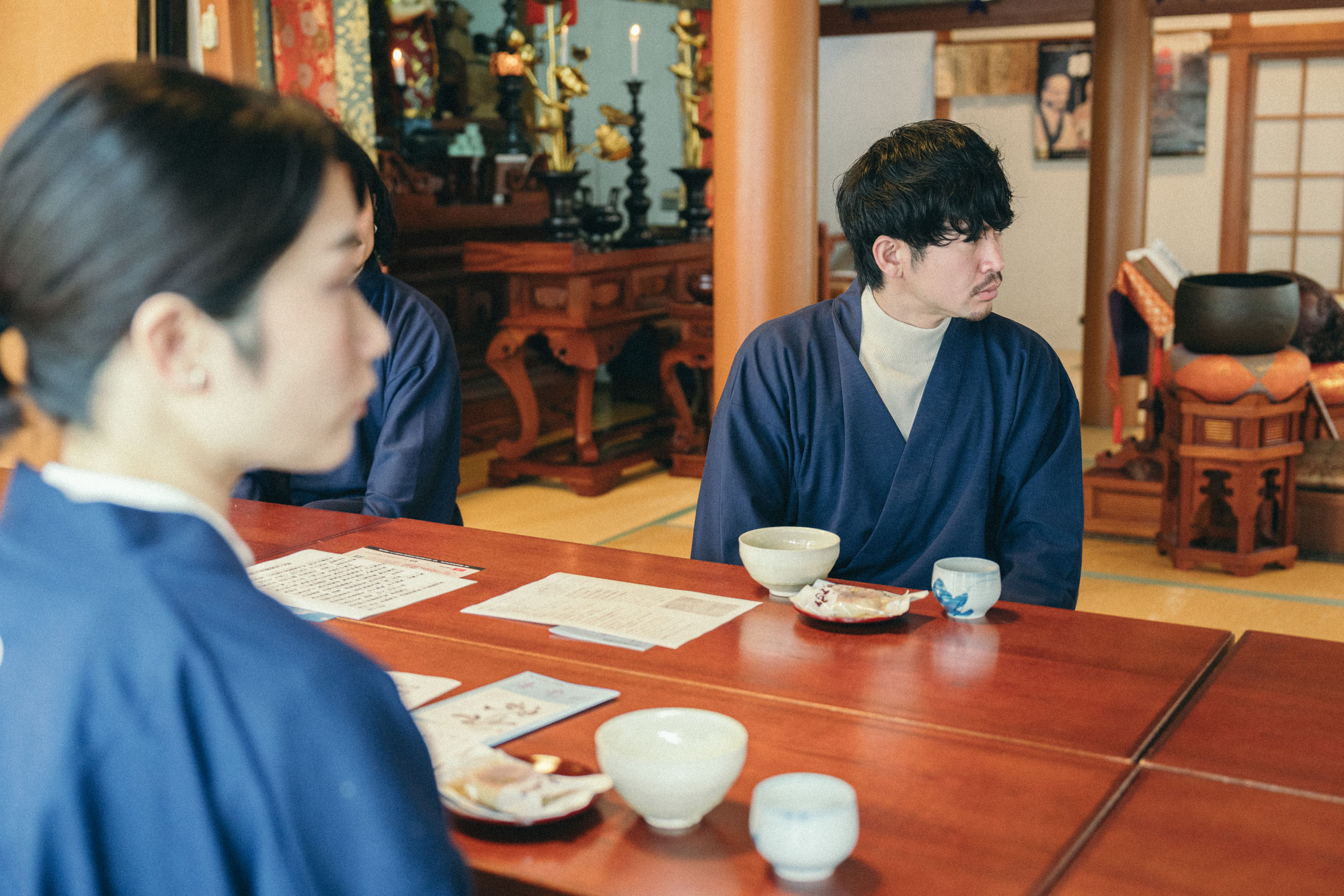 和尚と参加者の対話