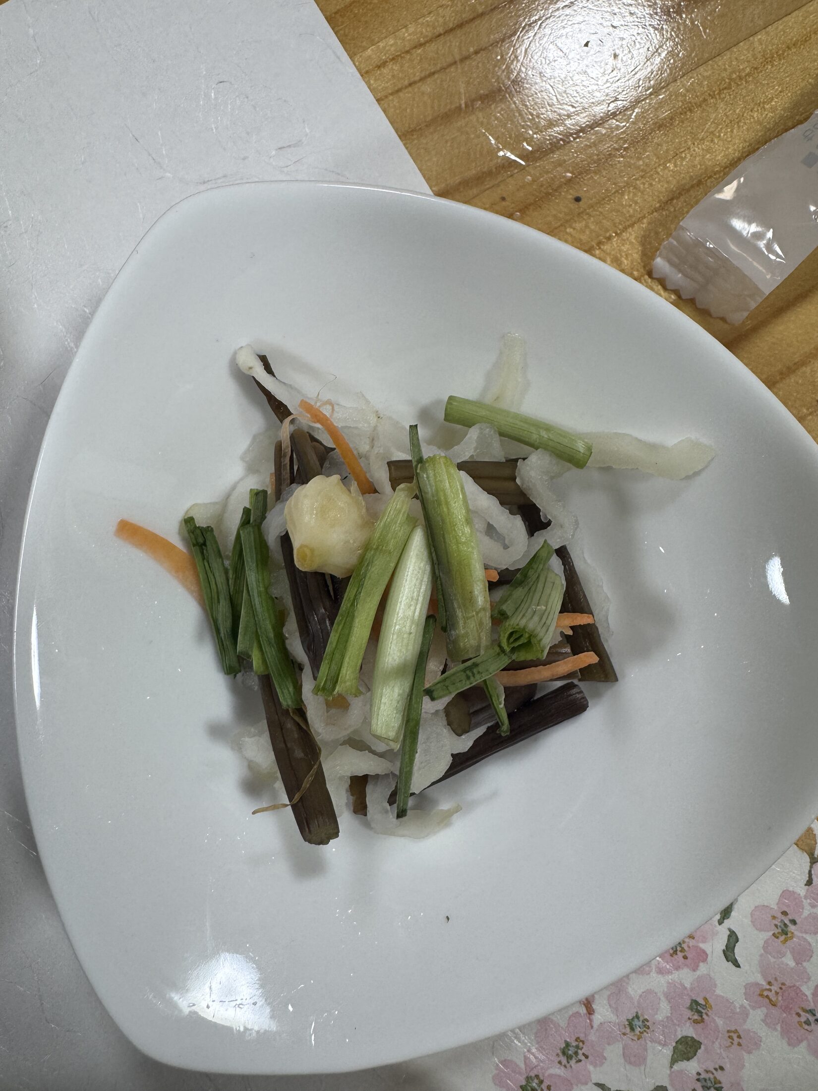 Mountain vegetables and sansai